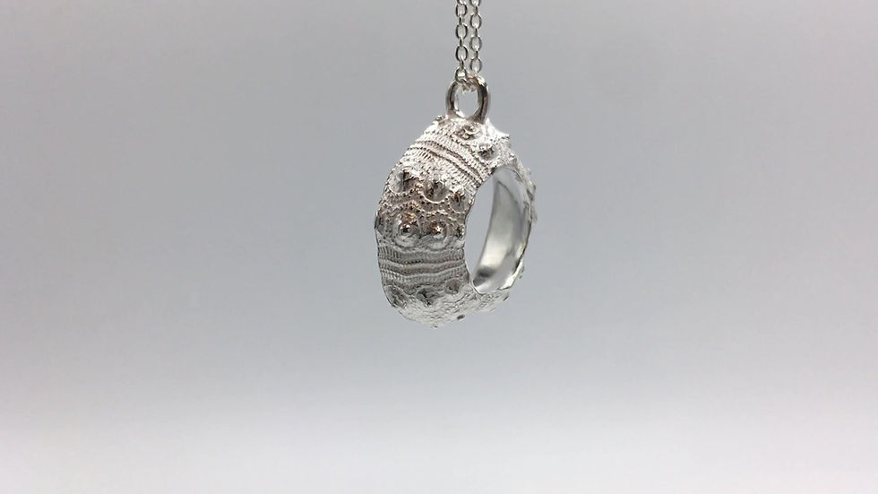 Thumbnail: Silver Sputnik Urchin Necklace