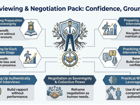 Interviewing Without Performance: Negotiate From Sovereignty, Not Fear