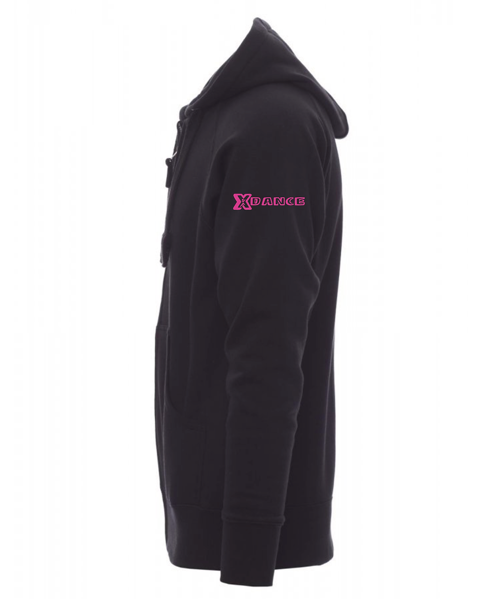 Miniatura: Felpa Nera Uomo Xdance con Zip