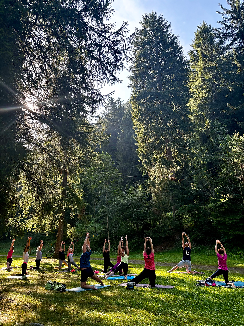 Yoga nella natura