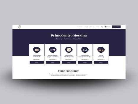 Guido Turano Web Designer - Progetto realizzato - Primo Centro Messina