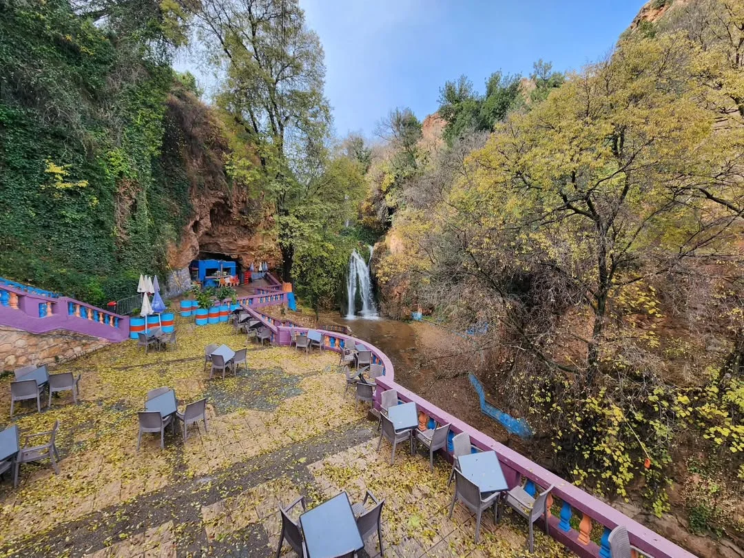 waterfall near sefrou city in morocco