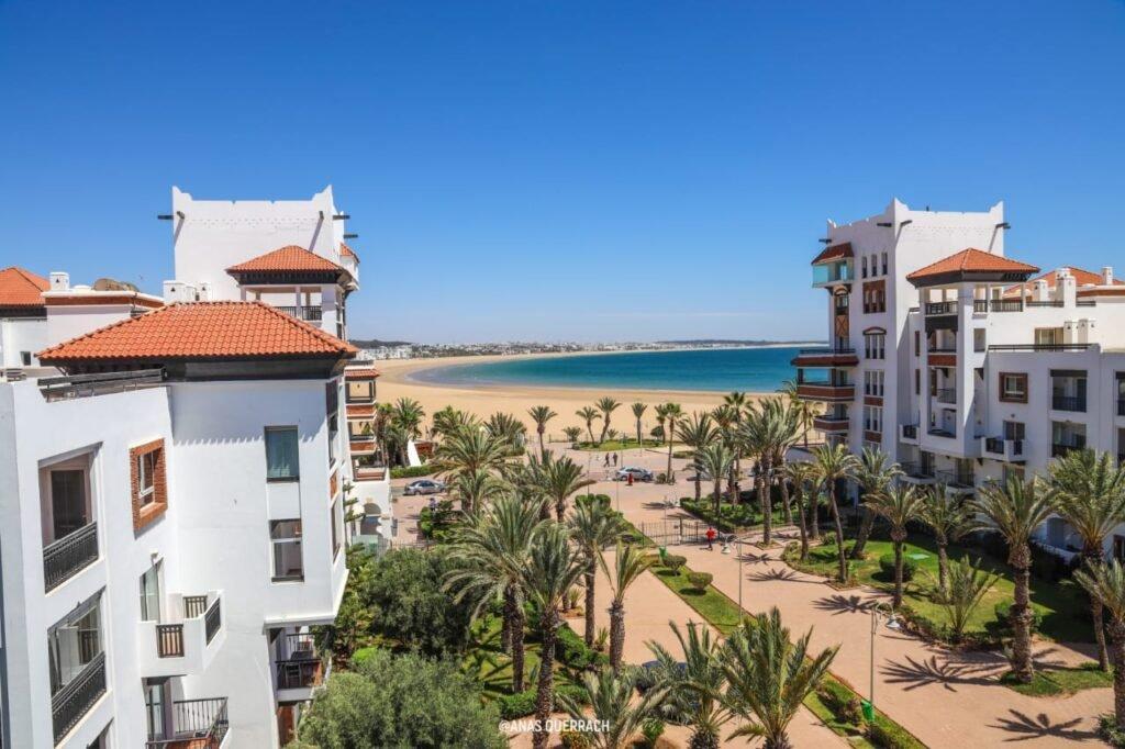 view from sofitel hotel in agadir