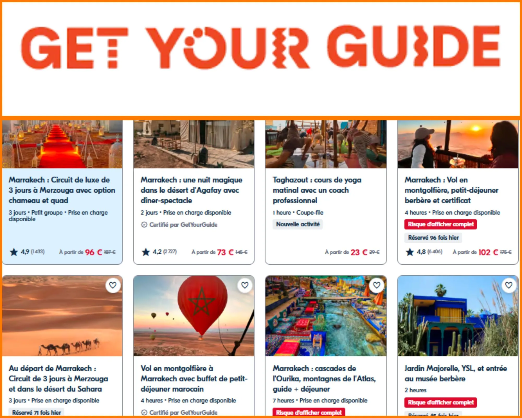 Morocco Tours Packages by get your guide