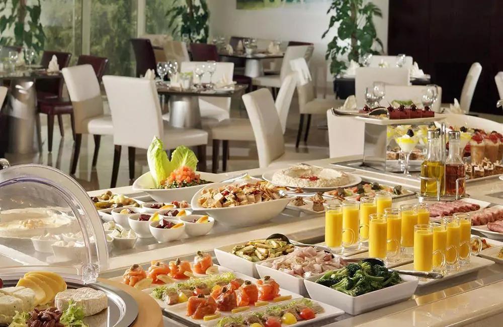 open buffet at sofitel resort in agadir