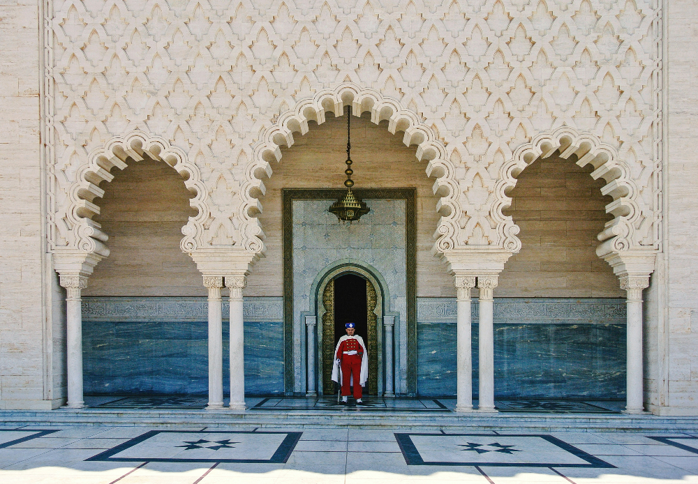 A beautiful building in Rabat Morocco with Moroccan architucture