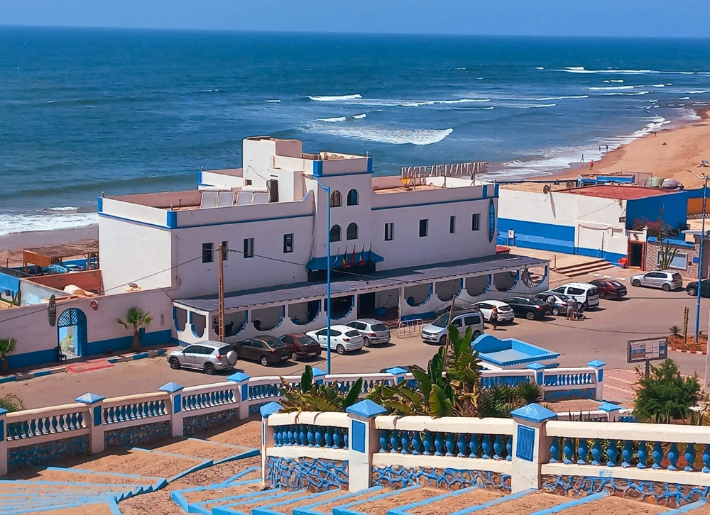 sidi ifni town by the atlantic ocean in morocco