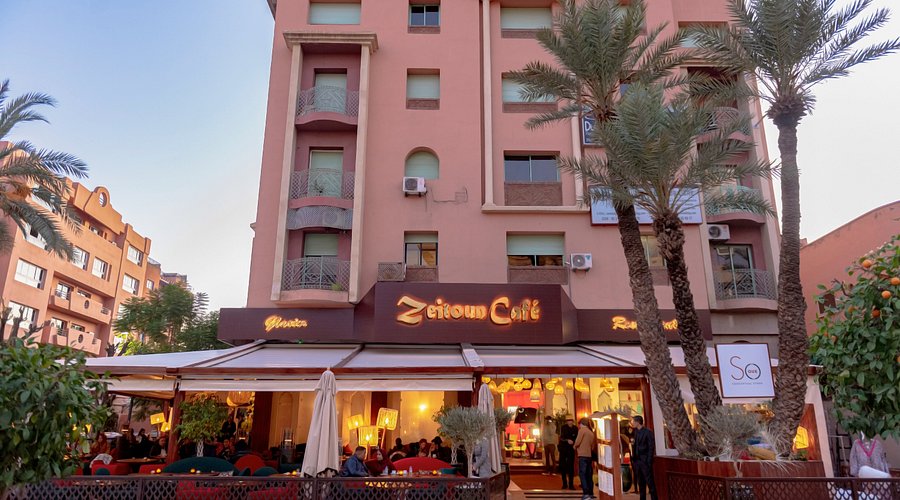 A cafe in marrakech Gueliz