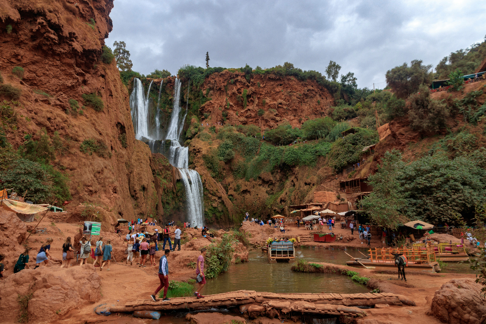ouzoud waterfall in morocco 