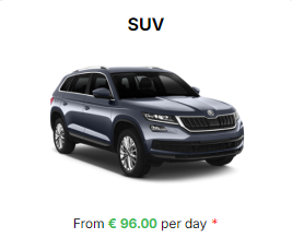 SUV for rent in Morocco through economyBookings