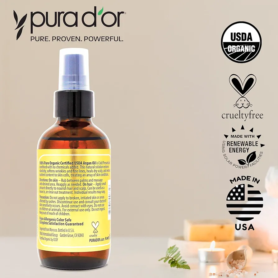 PURA D’OR: The Best Argan Mosterizer on Amazon
