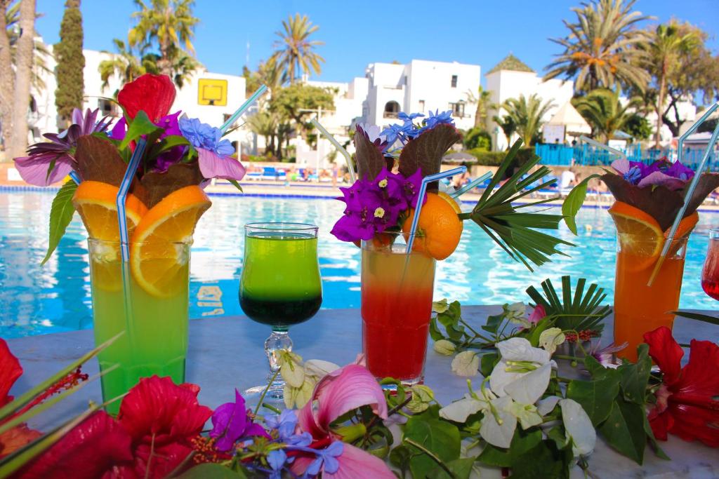 drinks at carribean village agador