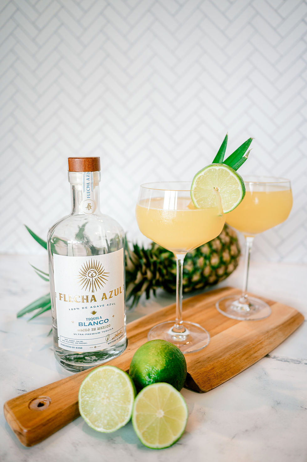 Tropical Vibes in a Glass: Pineapple Margarita Recipe from Tampa Food Photographer Nina Bashaw
