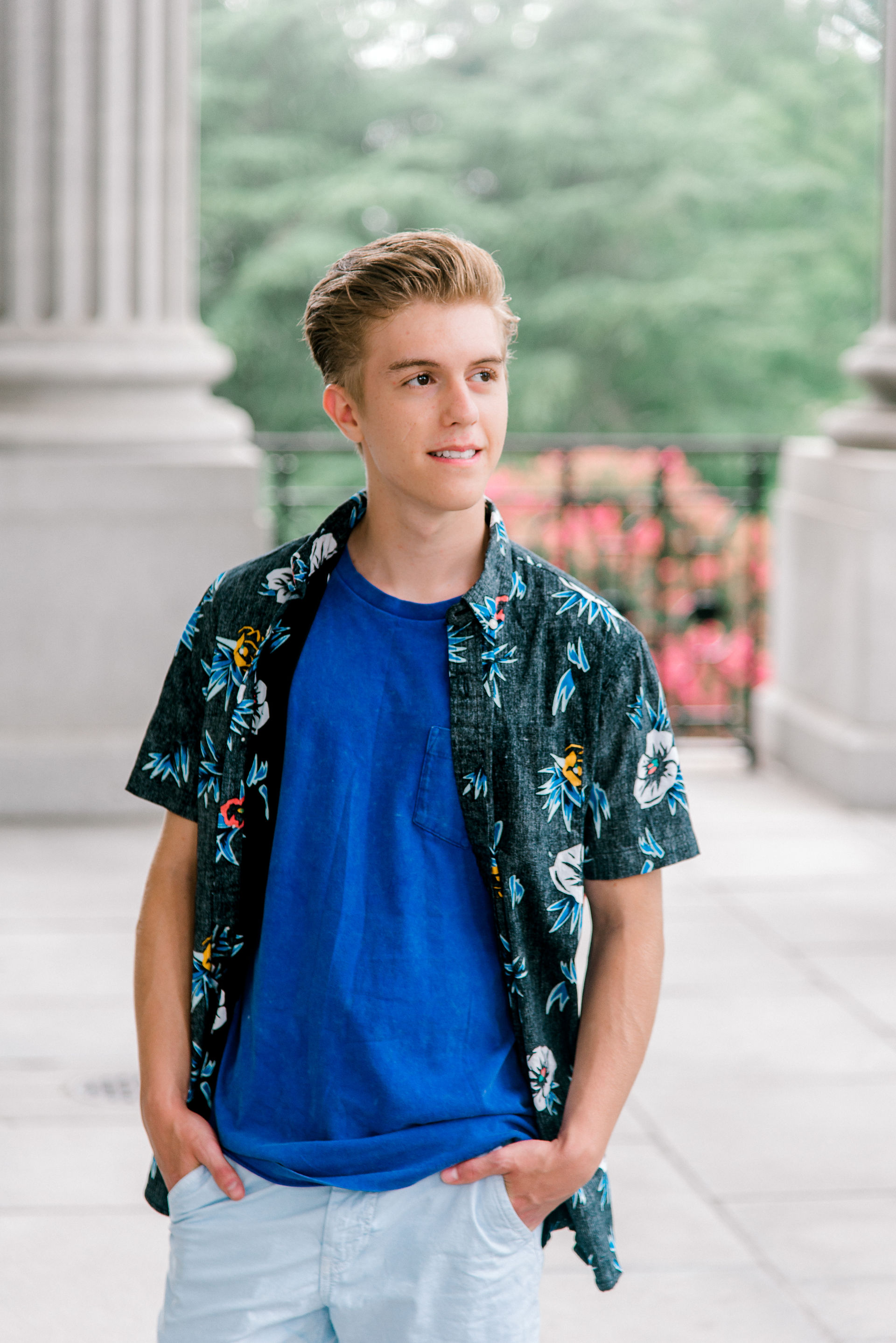 Pose Ideas for Male Senior Portraits from Tampa senior portrait photographer Nina Bashaw
