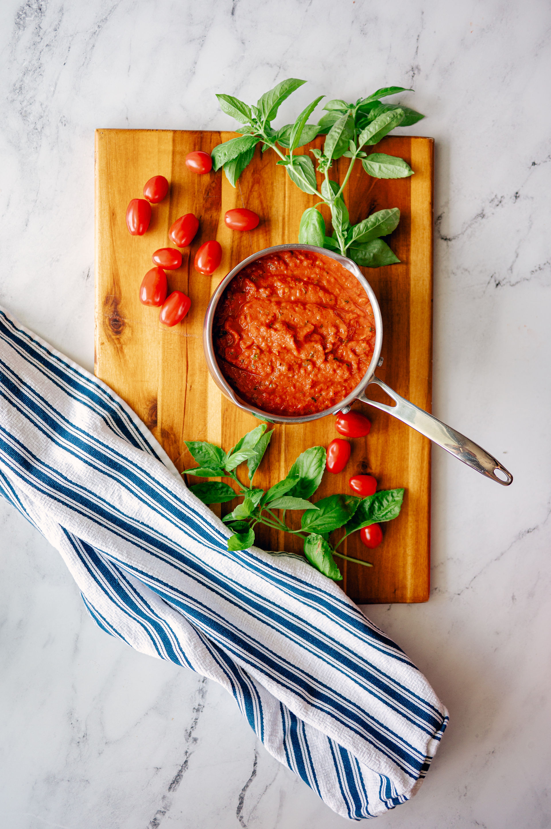 Delicious Homemade Marinara Sauce: A Recipe Captured by a Tampa Food Photographer Nina Bashaw