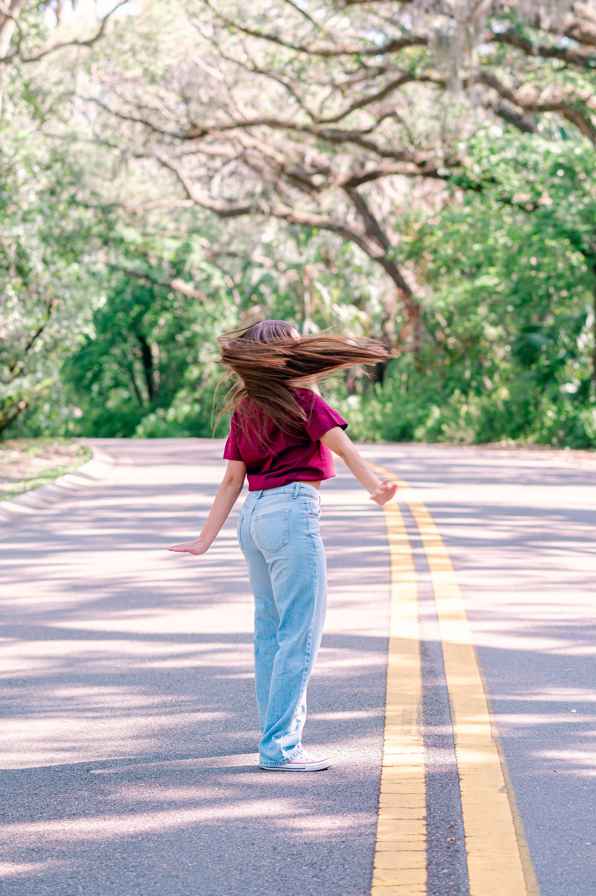 Ballet, Sunshine & Seminole Pride: Emery’s Senior Portraits at Philippe Park | Tampa Senior Portrait Photographer