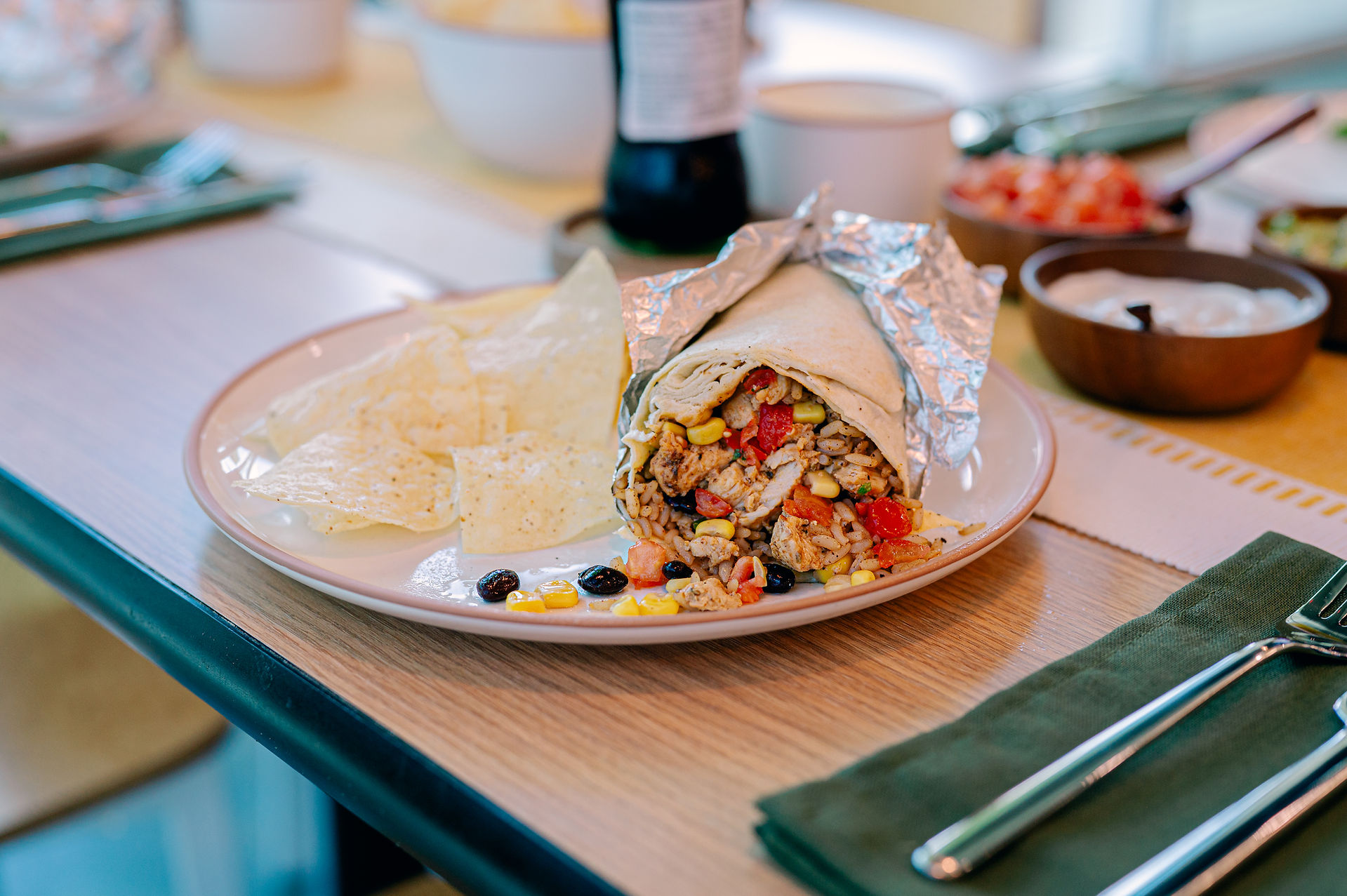 Table full of food from Barberitos Food and Branding Photography Session with Barberitos by Tampa Food Photographer Nina Bashaw