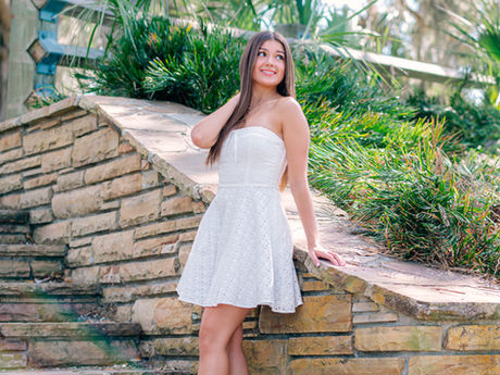 Tampa branding photographer Nina Bashaw behind the scenes during a styled TFP shoot
