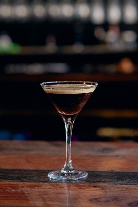 espresso martini from Falabella Family bistro in Wesley Chapel, FL photo credit to Tampa food photographer Nina Bashaw