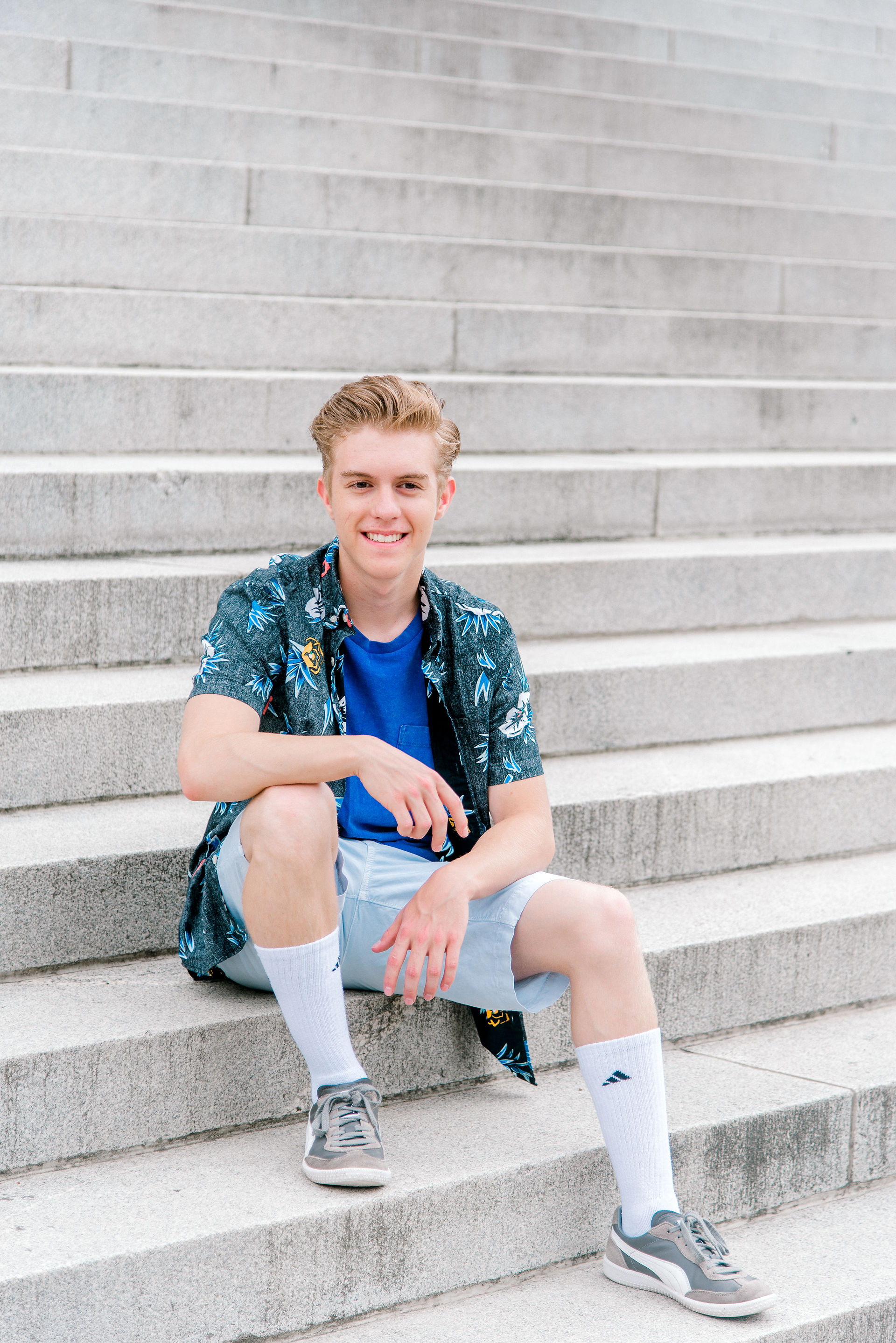 Pose Ideas for Male Senior Portraits from Tampa senior portrait photographer Nina Bashaw