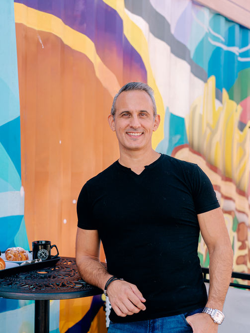 Modern professional portrait of Xavier Vital created for small business branding and online presence.