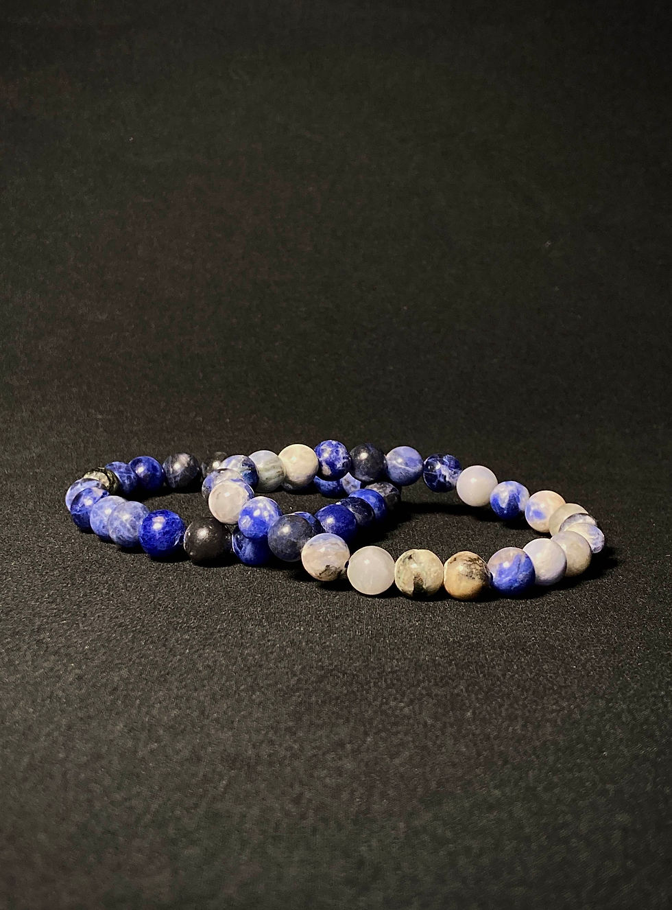 Sodalite Bead Bracelet - 8 mm