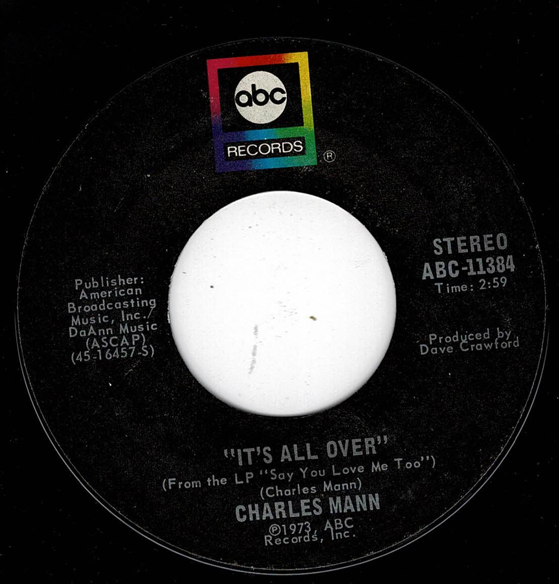 Charles Mann - It's All Over - ABC
