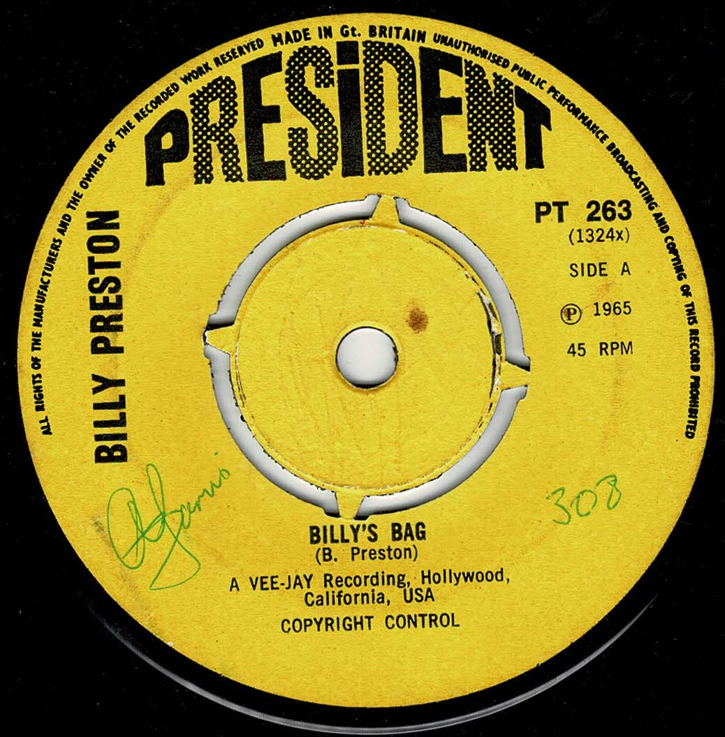 Billy Preston - Billy's Bag - President UK