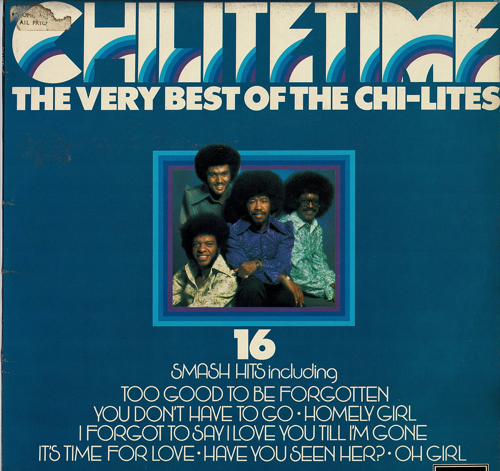 The Chi-Lites - The Very Best Of The Chi-Lites - London UK LP