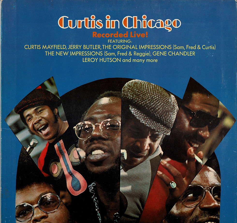 Curtis Mayfield - In Chicago Recorded Live - Buddah UKLP