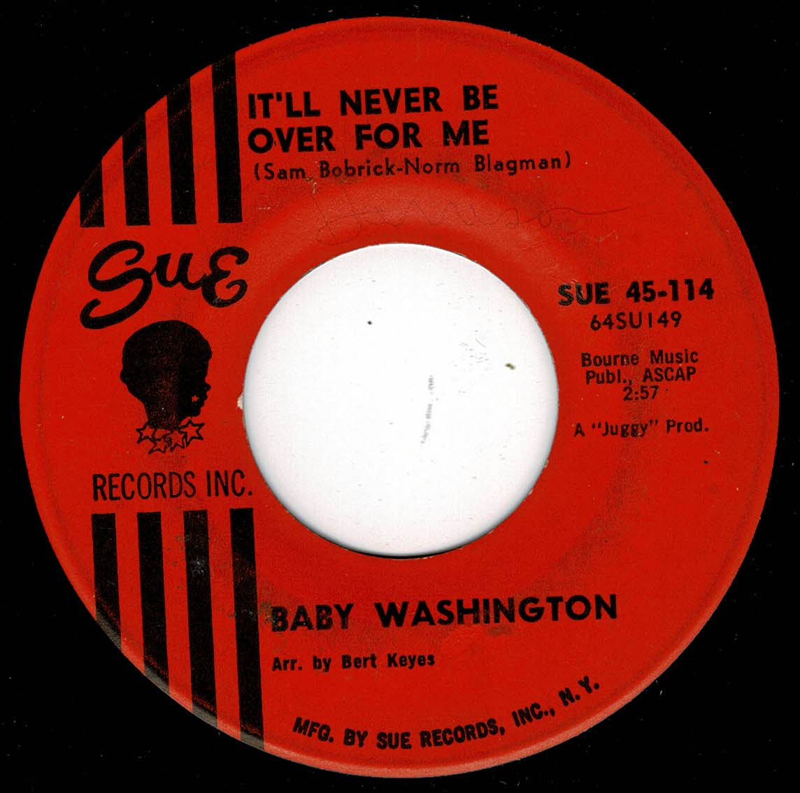 Baby Washington - It'll Never Be Over For Me - Sue