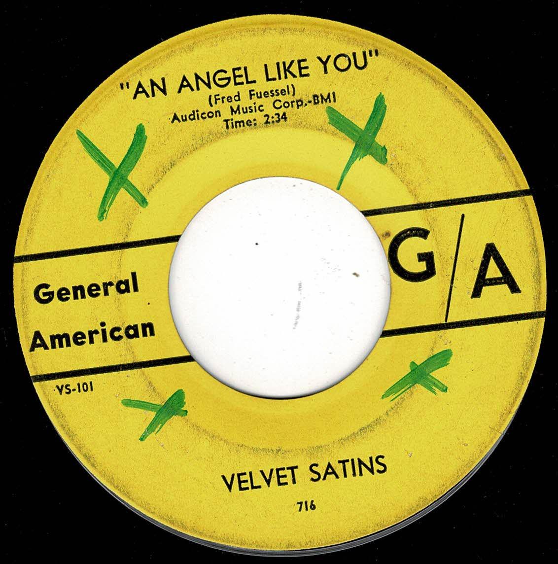Velvet Satins - An Angel Like You - General American
