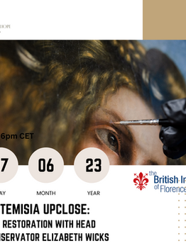 Lecture: Artemisia Upclose. THE RESTORATION