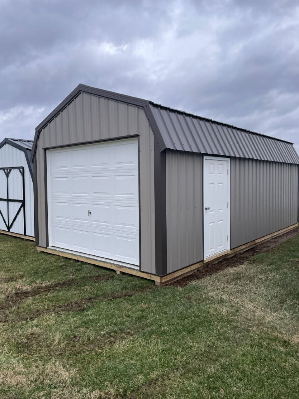 12 x 24 Garage Bronze and Clay
