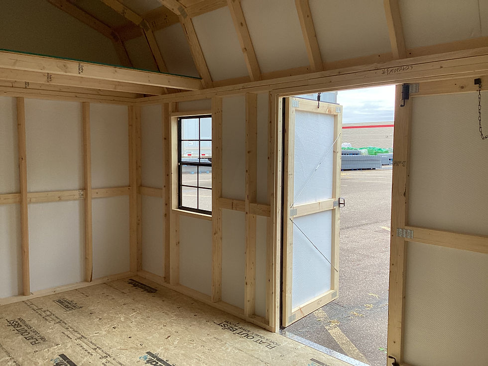 Thumbnail: 10 x 20 Lofted Garage with Ramp