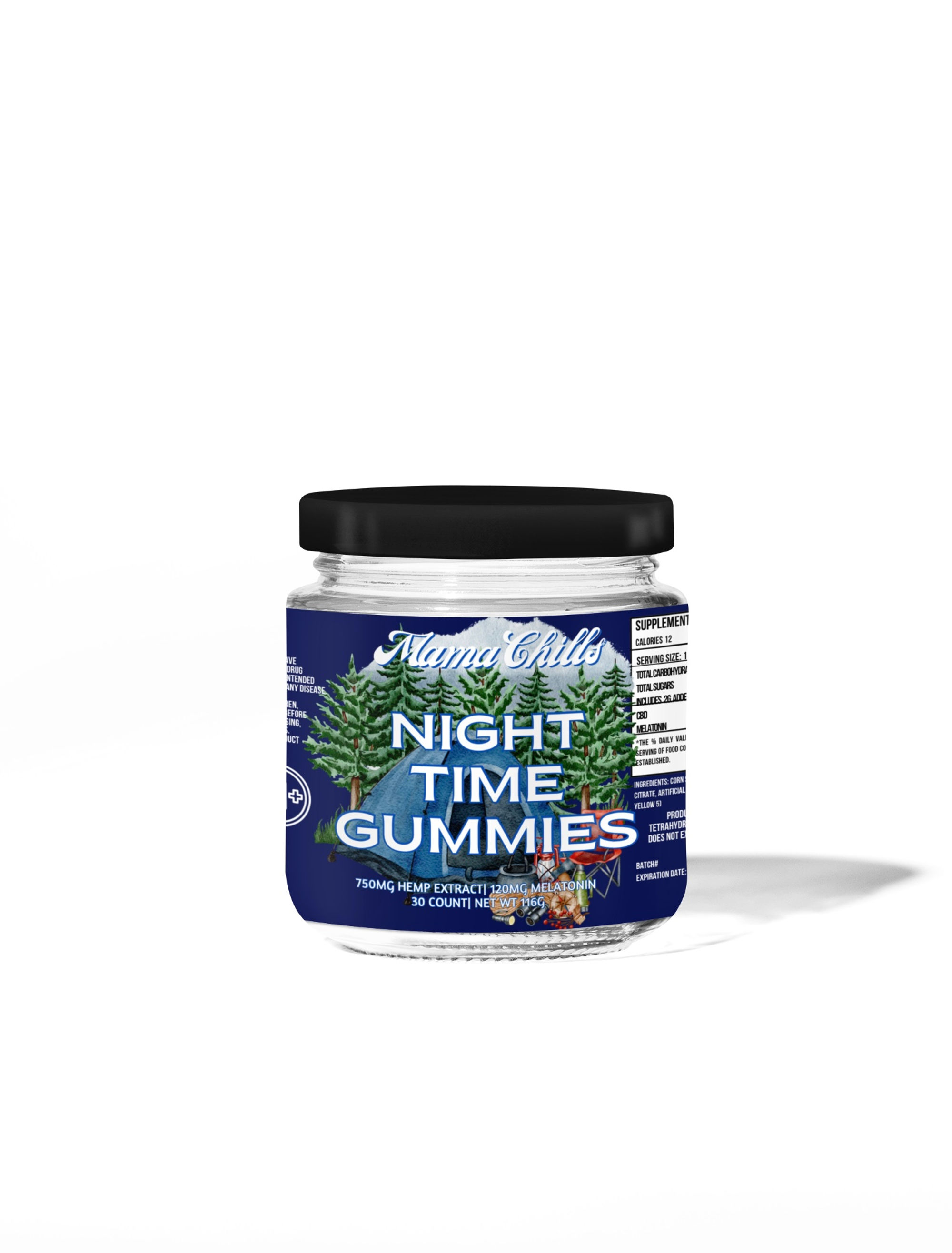 Mama Chills Nighttime Gummies 30 Ct- with CBD & Melatonin 870MG