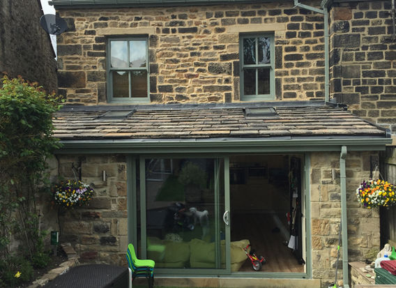 external view of rear single storey extension 