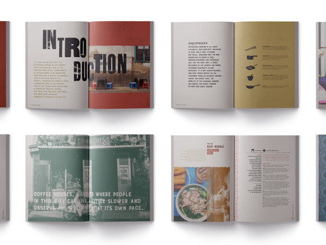 The Blue Table Book Spreads