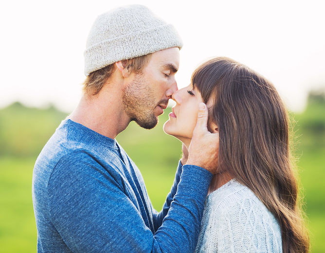 Couple kissing