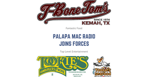 T-Bone Tom's and The Tookie's Family of Restaurants Joins Forces with Palapa Mac Radio