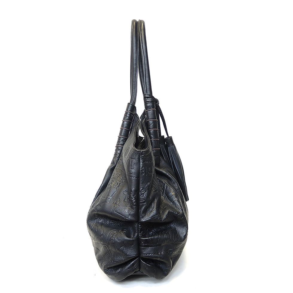 Thumbnail: "Hieroglyphics" Leather Shopper