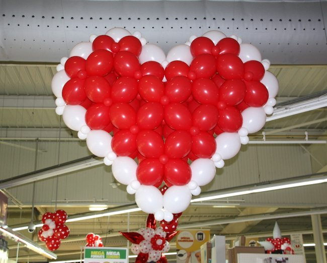 Miniature : Décorations Magasins ST VALENTIN