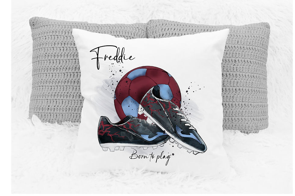 Thumbnail: Football Boots and Football - Cushion