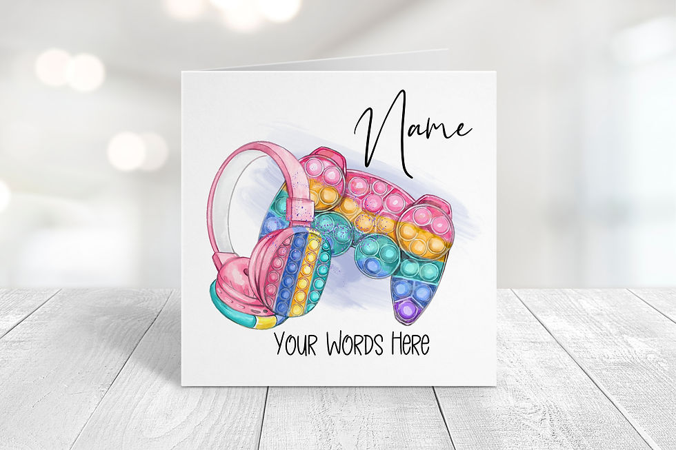 Thumbnail: Fidget Pop It Card (Pastel)
