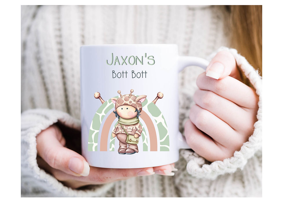 Thumbnail: Animal Doll Mug (4 Styles in Boys or Girls)