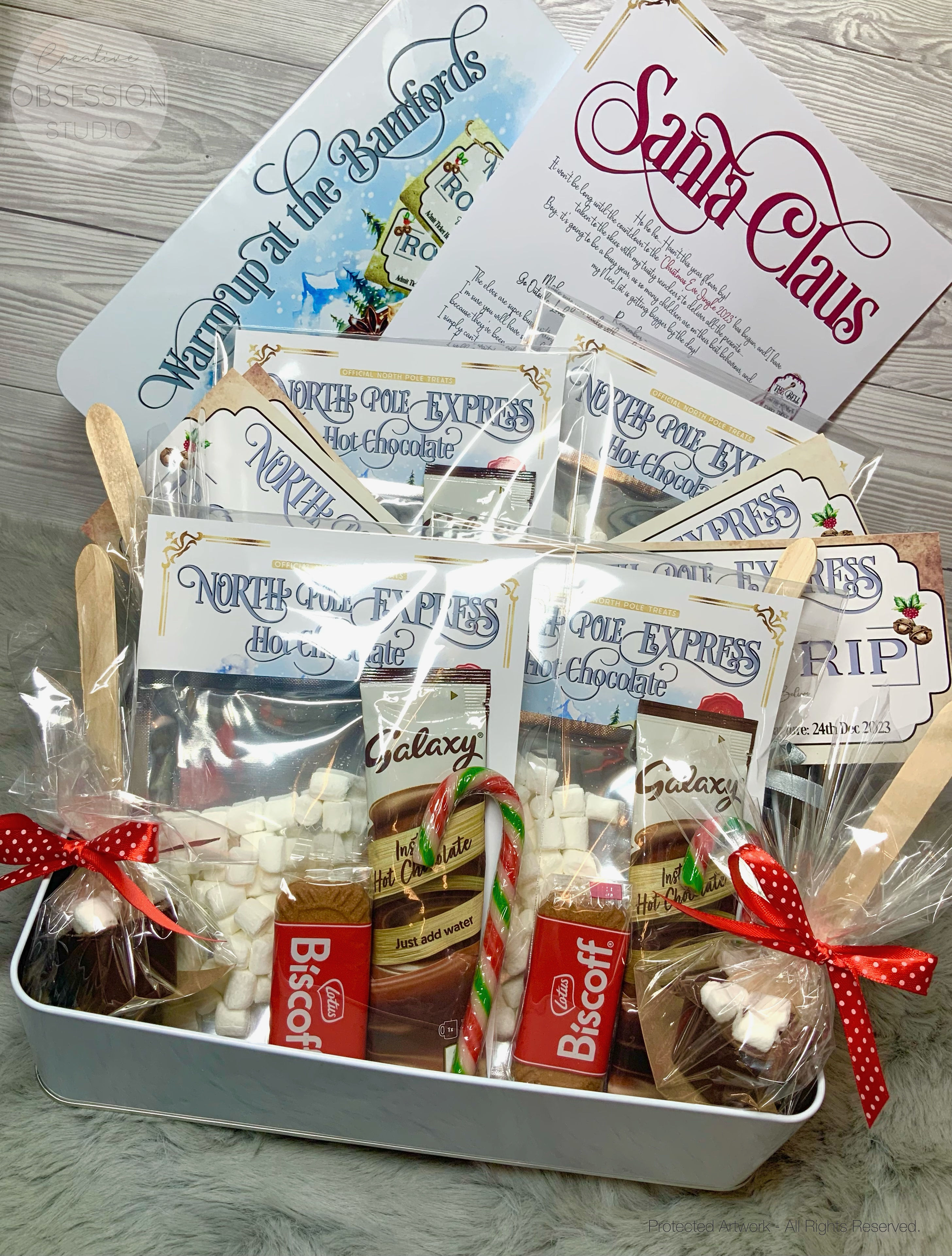 North Pole Express Hot Chocolate Station