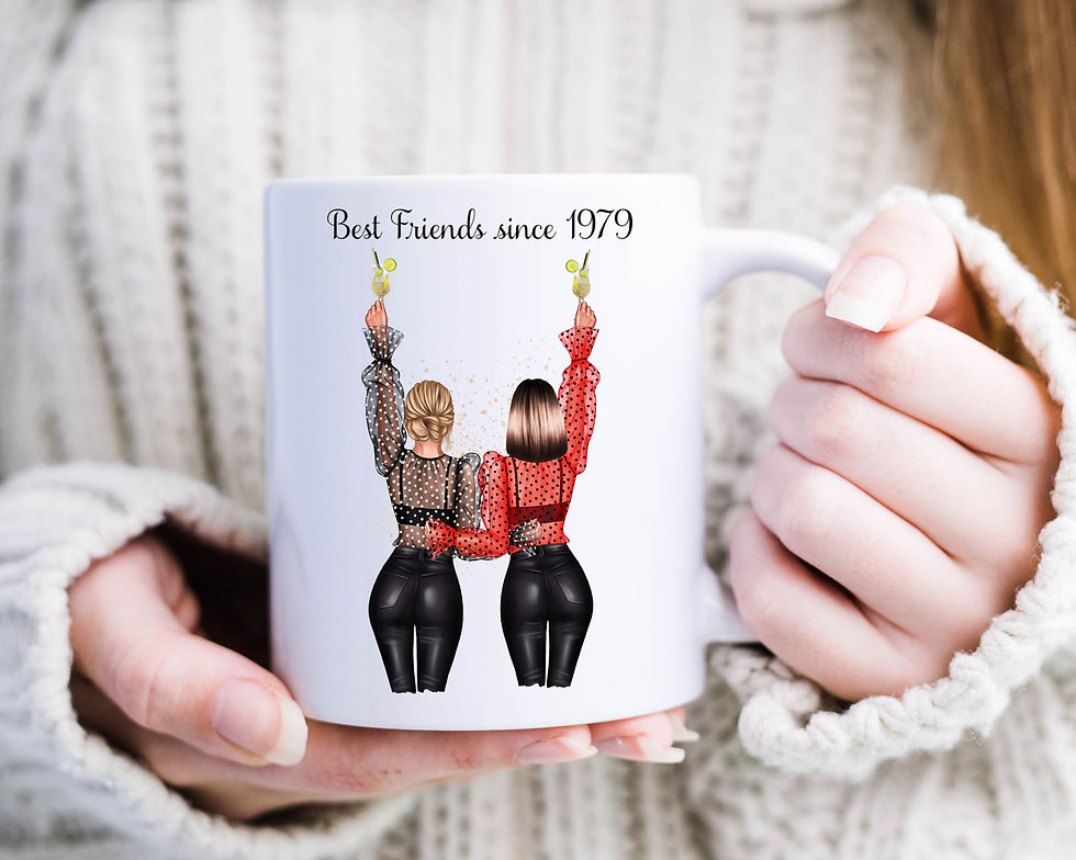 Sexy Bestie - White Mug