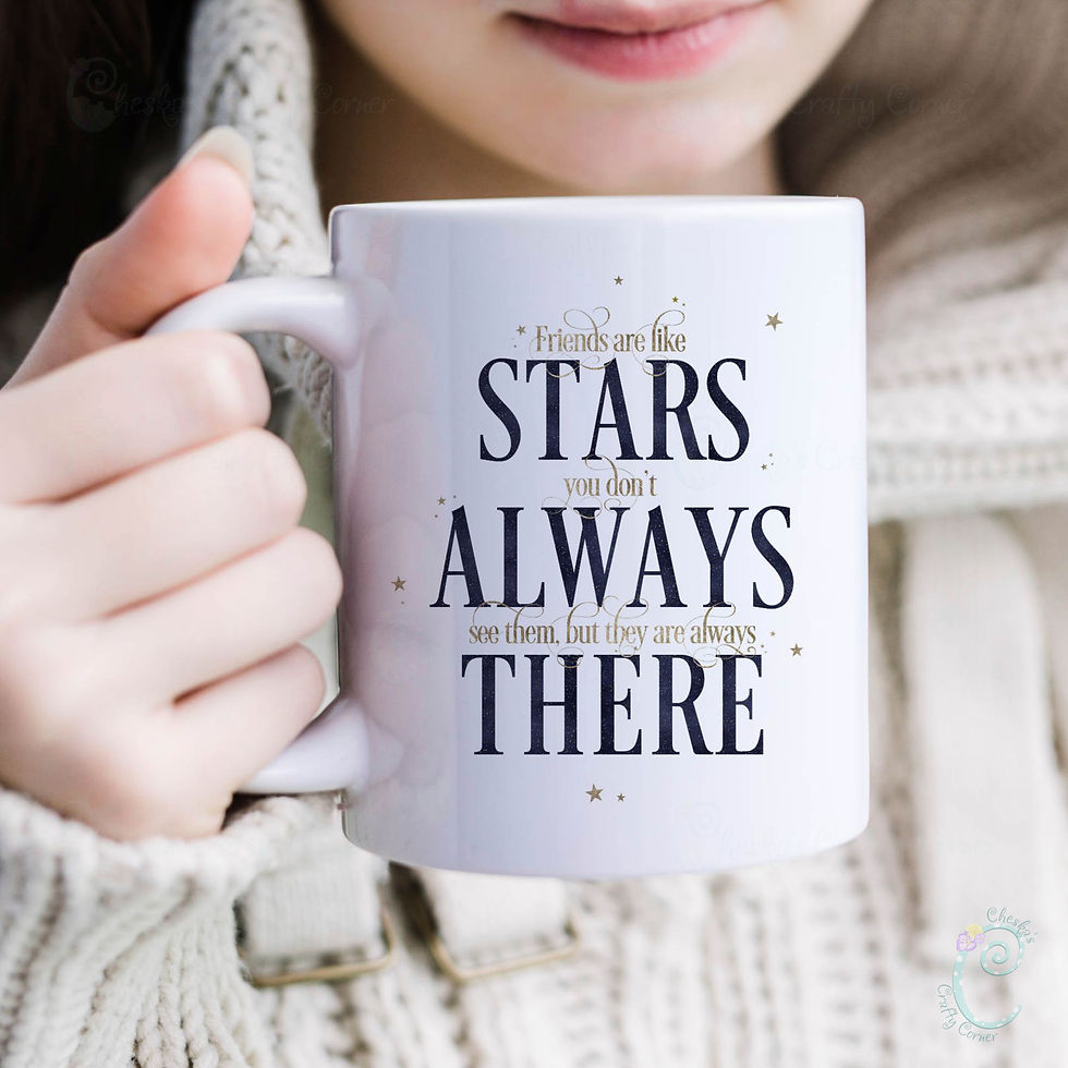Friends are like Stars Ceramic Mug