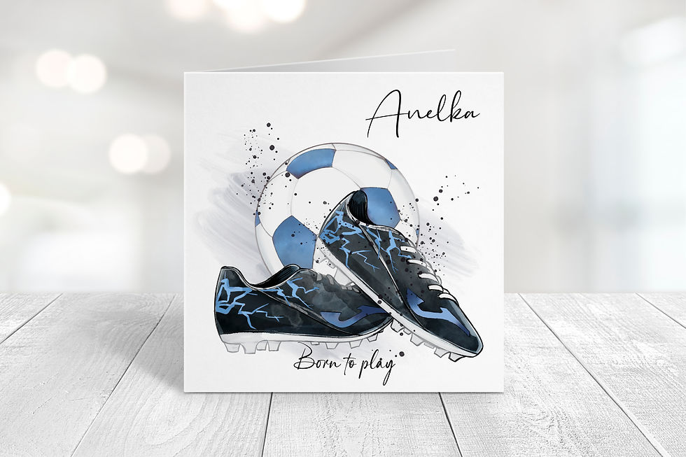 Thumbnail: Football Boots & FootballCard