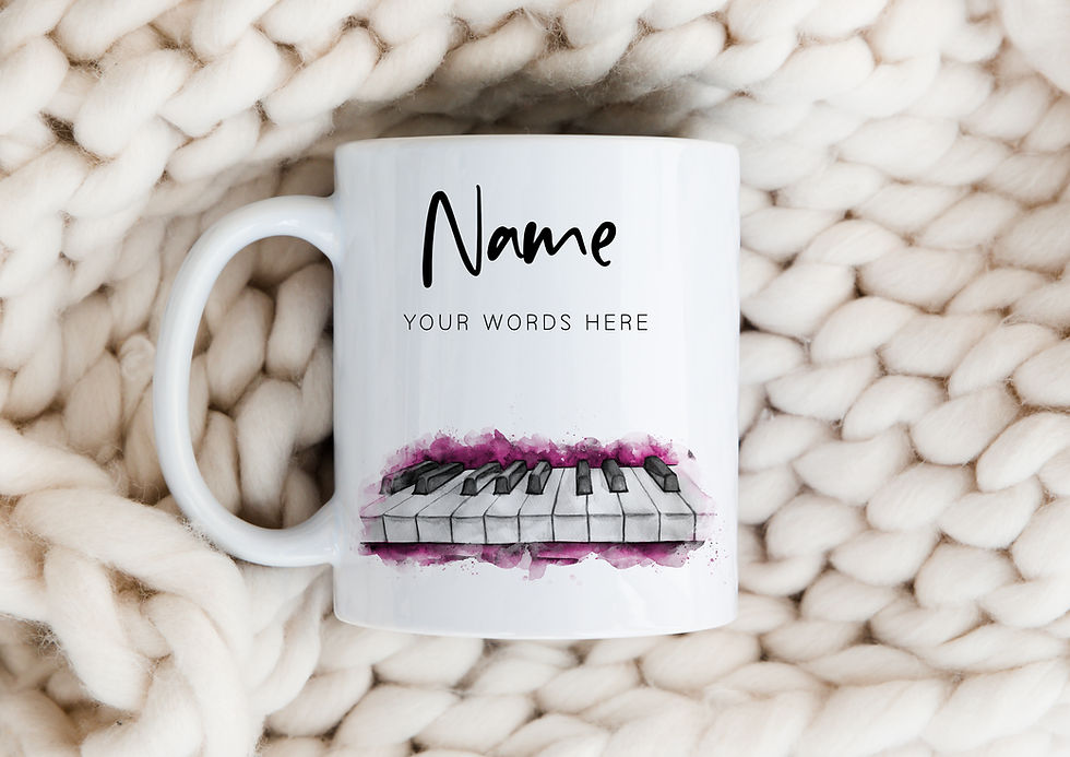 Thumbnail: Music Piano White Mug